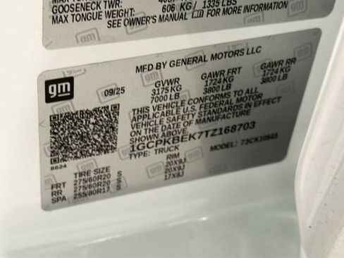 New 2026 Chevrolet Silverado 1500 Custom w/ LPO, Dark Essentials Package image 25