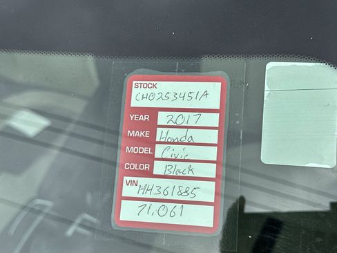 Used 2017 Honda Civic EX-T image 10