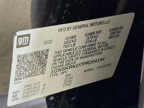 Used 2023 Chevrolet Tahoe RST w/ Luxury Package image 34