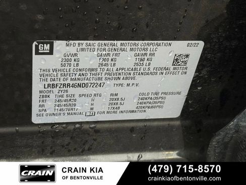 Used 2022 Buick Envision Avenir w/ Technology Package II FWD image 35