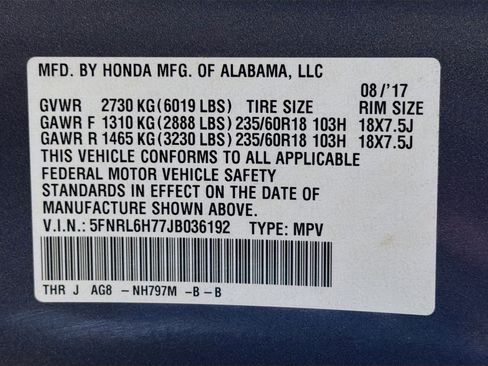 Used 2018 Honda Odyssey EX-L image 12