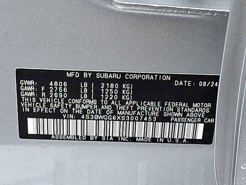 Used 2025 Subaru Legacy Sport w/ Popular Package #2 image 29