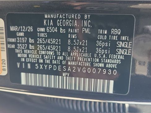 New 2027 Kia Telluride SX X-Line AWD/4WD image 34