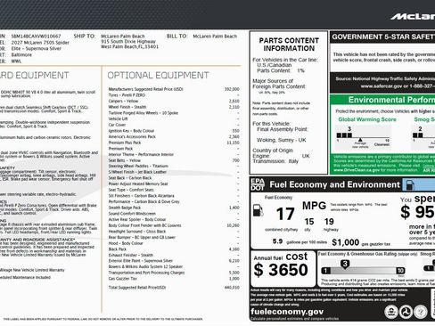 New 2027 McLaren 750S Spider RWD image 27