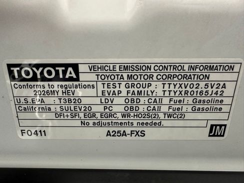 Used 2026 Toyota Camry LE FWD image 70