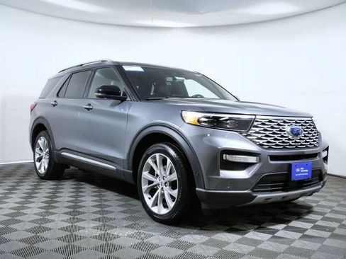 Certified 2021 Ford Explorer Platinum w/ Equipment Group 601A AWD/4WD image 1