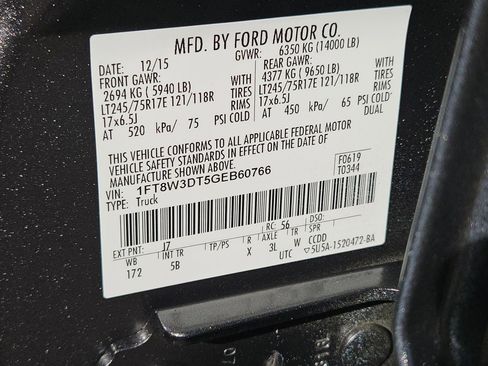 Used 2016 Ford F350 Lariat w/ Lariat Ultimate Package image 28