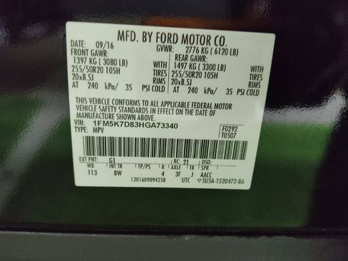 Used 2017 Ford Explorer XLT w/ Equipment Group 202A FWD image 33