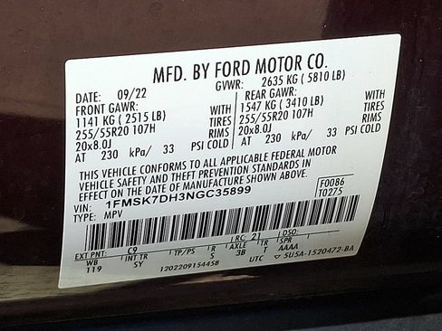 Used 2022 Ford Explorer XLT w/ Equipment Group 202A RWD image 27