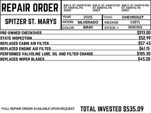 Used 2025 Chevrolet Silverado 2500 ZR2 w/ LPO, Dark Essentials Package image 2