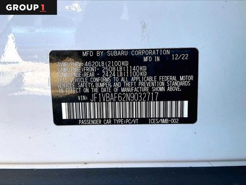 Used 2022 Subaru WRX Premium image 35