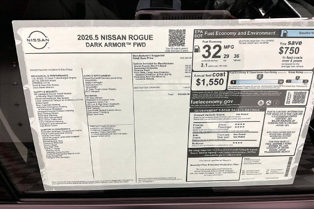 New 2026 Nissan Rogue Dark Armor FWD image 41