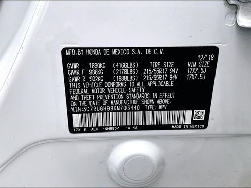 Used 2019 Honda HR-V Touring image 16