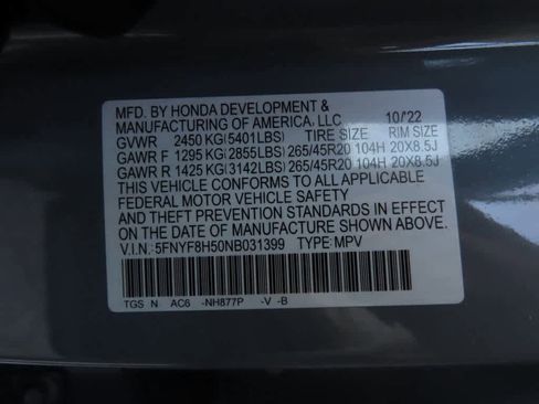 Certified 2022 Honda Passport EX-L image 27