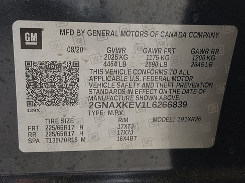 Used 2020 Chevrolet Equinox LT FWD image 33