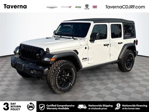 Used 2022 Jeep Wrangler Unlimited Willys image 1