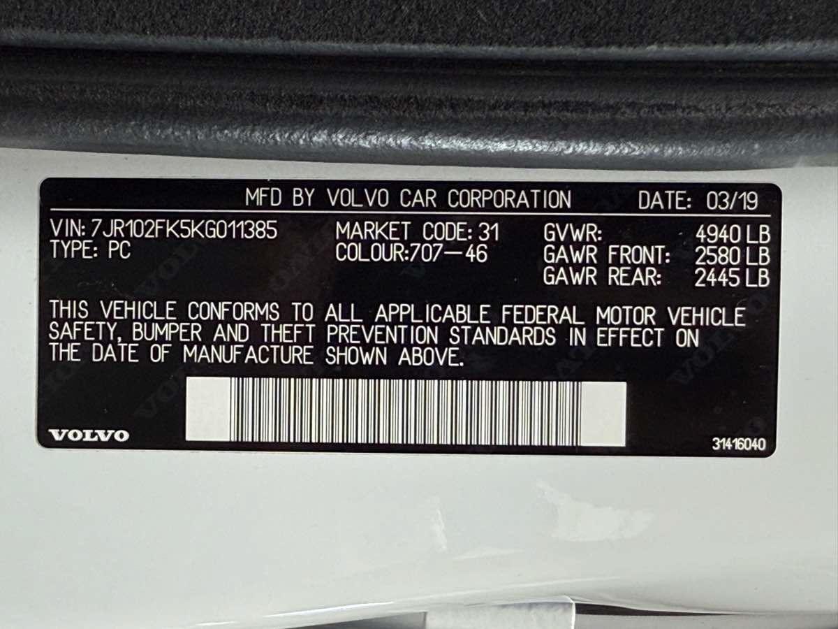 Used 2019 Volvo S60 T5 Momentum w/ Premium Package FWD image 39