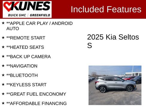 Used 2025 Kia Seltos S image 2