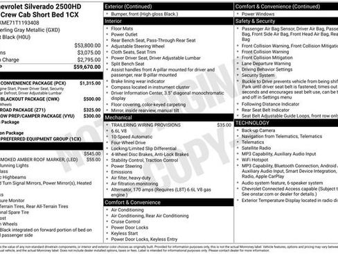 New 2026 Chevrolet Silverado 2500 Custom w/ Custom Convenience Package AWD/4WD image 3