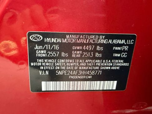 Used 2017 Hyundai Sonata SE image 59