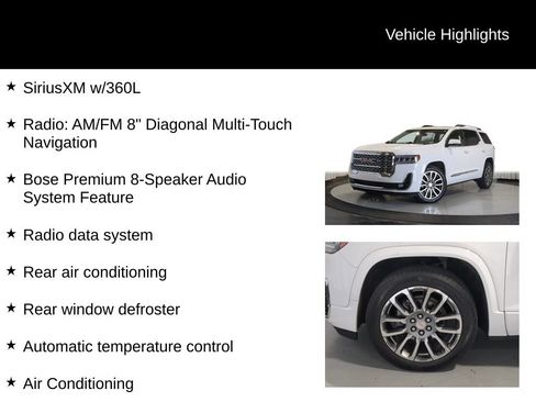 Used 2023 GMC Acadia Denali w/ Denali Technology Package AWD/4WD image 13
