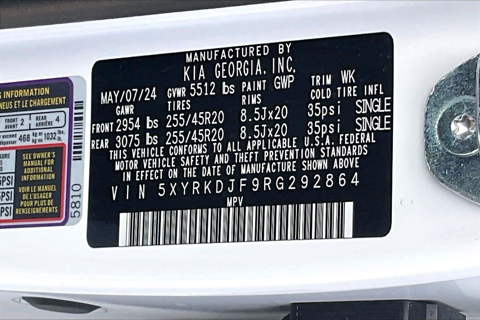 Certified 2024 Kia Sorento SX Prestige w/ Olive Brown Leather Package AWD/4WD image 19