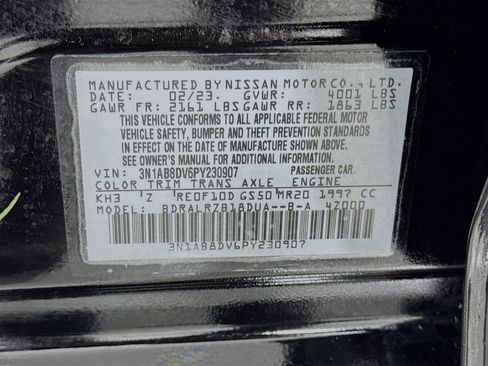 Used 2023 Nissan Sentra SR w/ Trunk Package image 33