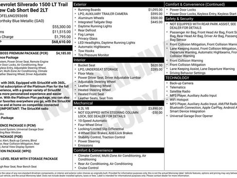 Used 2022 Chevrolet Silverado 1500 LT Trail Boss w/ LT Trail Boss Premium Package AWD/4WD image 5