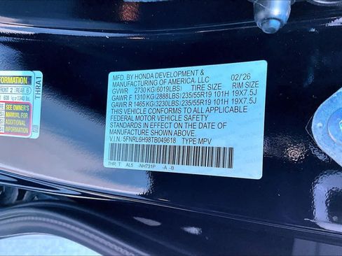 New 2026 Honda Odyssey Elite image 19