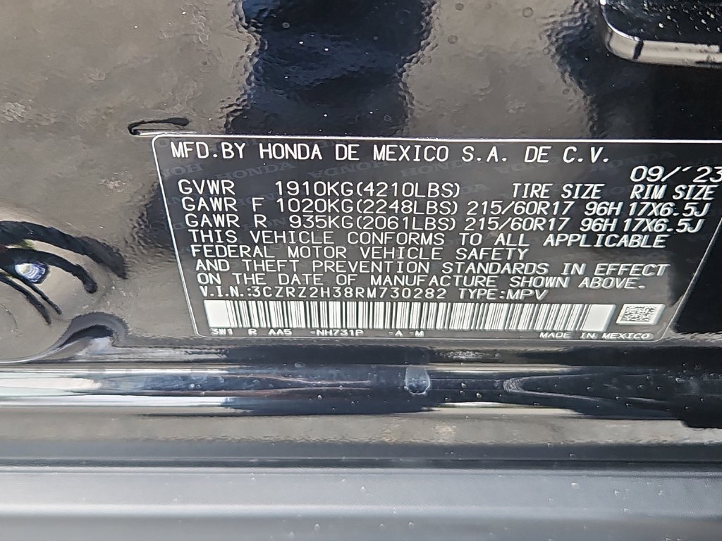 Certified 2024 Honda HR-V LX image 14