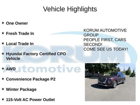 Certified 2021 Hyundai Palisade SEL w/ Convenience Package AWD/4WD image 4