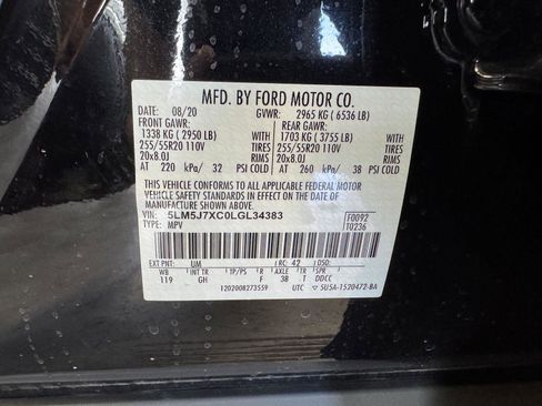 Used 2020 Lincoln Aviator Reserve w/ Equipment Group 201A image 45