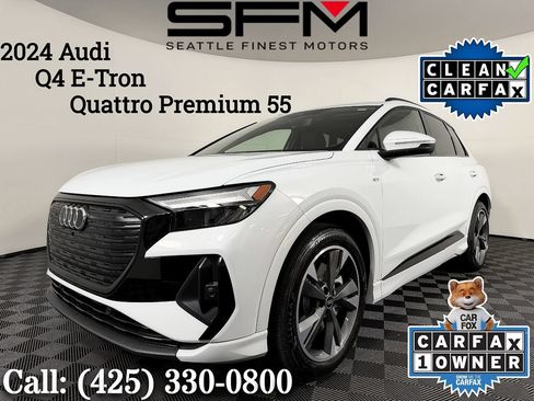 Used 2024 Audi Q4 e-tron Premium w/ Convenience Package AWD/4WD image 1