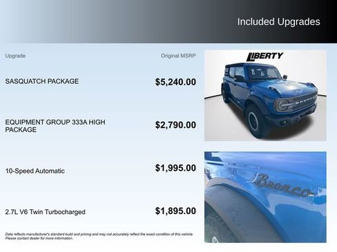 Used 2023 Ford Bronco Badlands w/ Sasquatch Package image 5