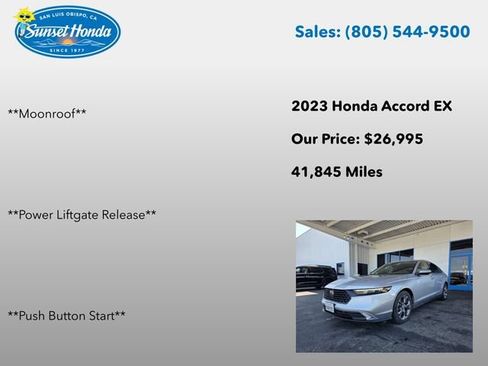 Used 2023 Honda Accord EX image 8