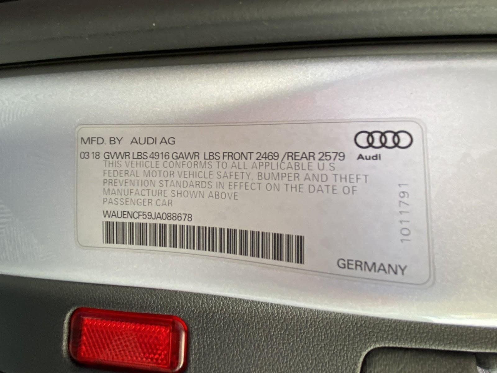 Used 2018 Audi A5 2.0T Premium Plus w/ Premium Plus AWD/4WD image 30