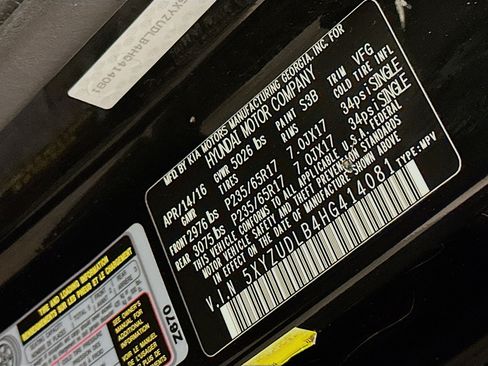 Used 2017 Hyundai Santa Fe Sport w/ 2.4L Tech Package 04 image 12