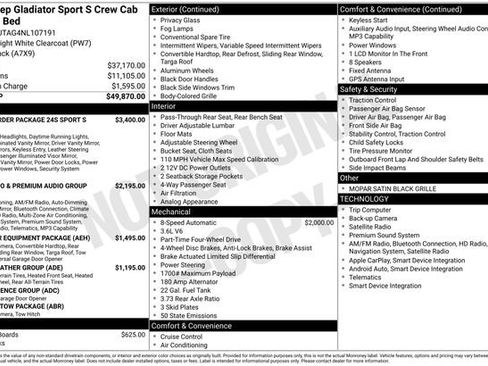 Used 2022 Jeep Gladiator Sport AWD/4WD image 27