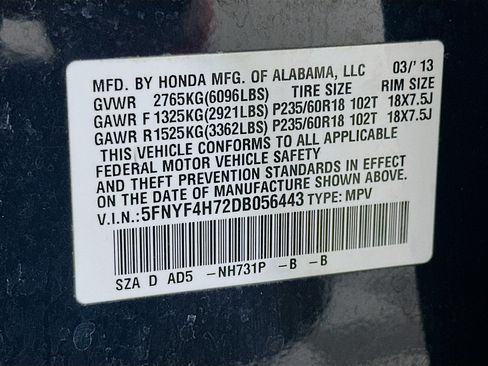 Used 2013 Honda Pilot EX-L image 12