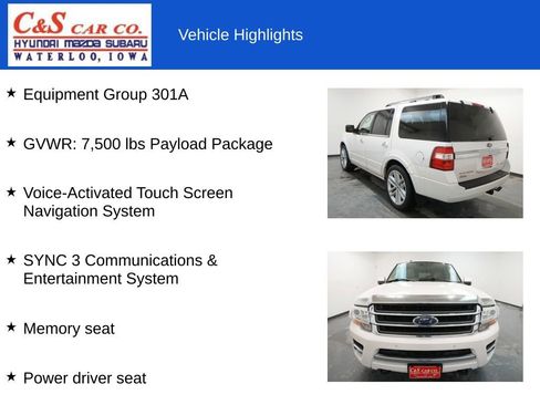 Used 2016 Ford Expedition Limited w/ Equipment Group 301A image 7