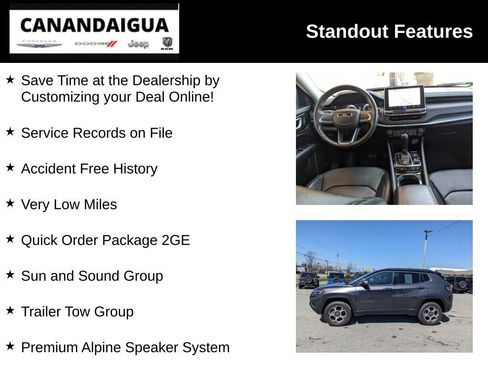 Used 2022 Jeep Compass Trailhawk w/ Trailhawk Elite Group image 8