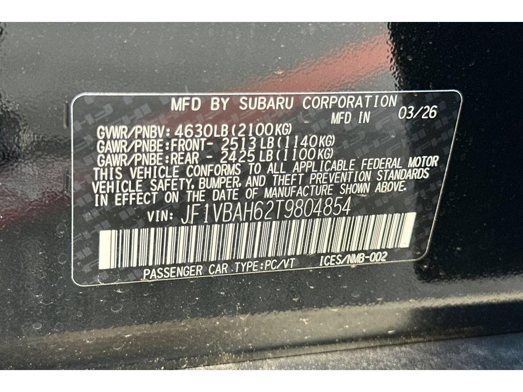 New 2026 Subaru WRX Premium w/ WRX Electronics Package AWD/4WD image 26