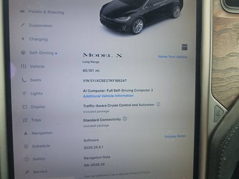 Used 2019 Tesla Model X 75D AWD/4WD image 3