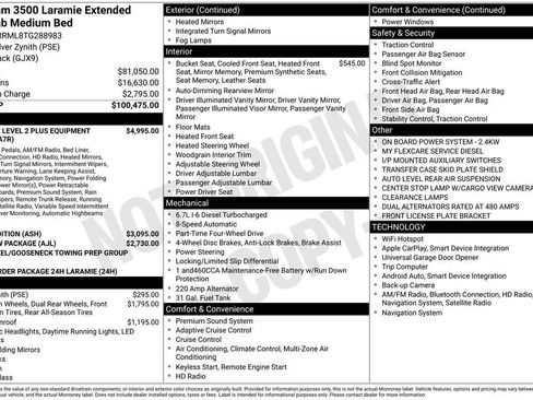 New 2026 RAM 3500 Laramie AWD/4WD image 32