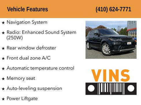 Used 2020 Land Rover Range Rover Sport SE AWD/4WD image 5