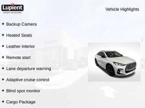 Used 2023 INFINITI QX55 Luxe w/ Cargo Package AWD/4WD image 2