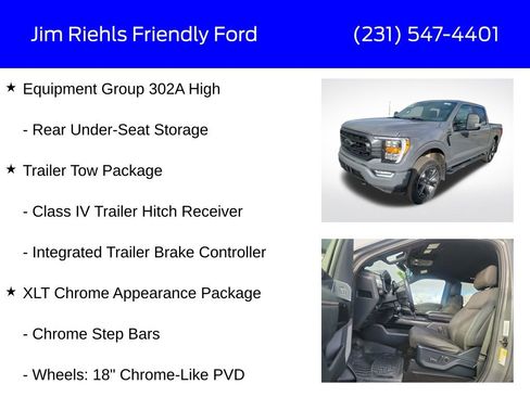 Used 2021 Ford F150 XLT w/ Equipment Group 302A High image 24