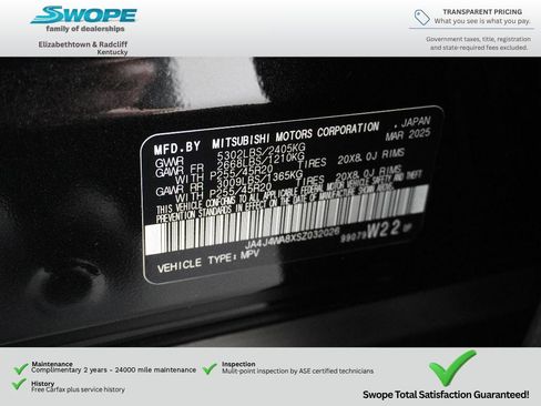 Used 2025 Mitsubishi Outlander SEL AWD/4WD image 28