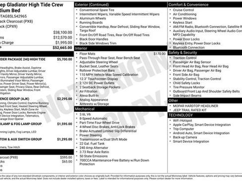New 2025 Jeep Gladiator Sport image 5