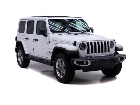 Used 2021 Jeep Wrangler Unlimited Sahara w/ LED Lighting Group AWD/4WD image 2